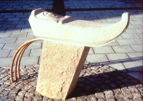 Fjällfors (del 1 av skulpturgruppen Livsvatten)